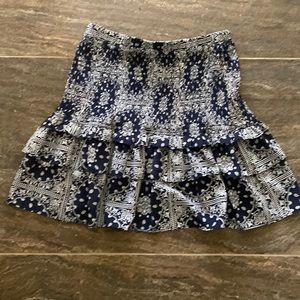 Mittoshop elastic top bandana print skirt